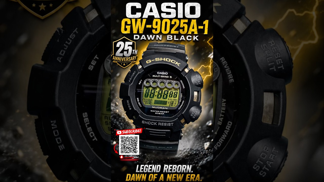GSHOCK GW-9025A - YouTube
