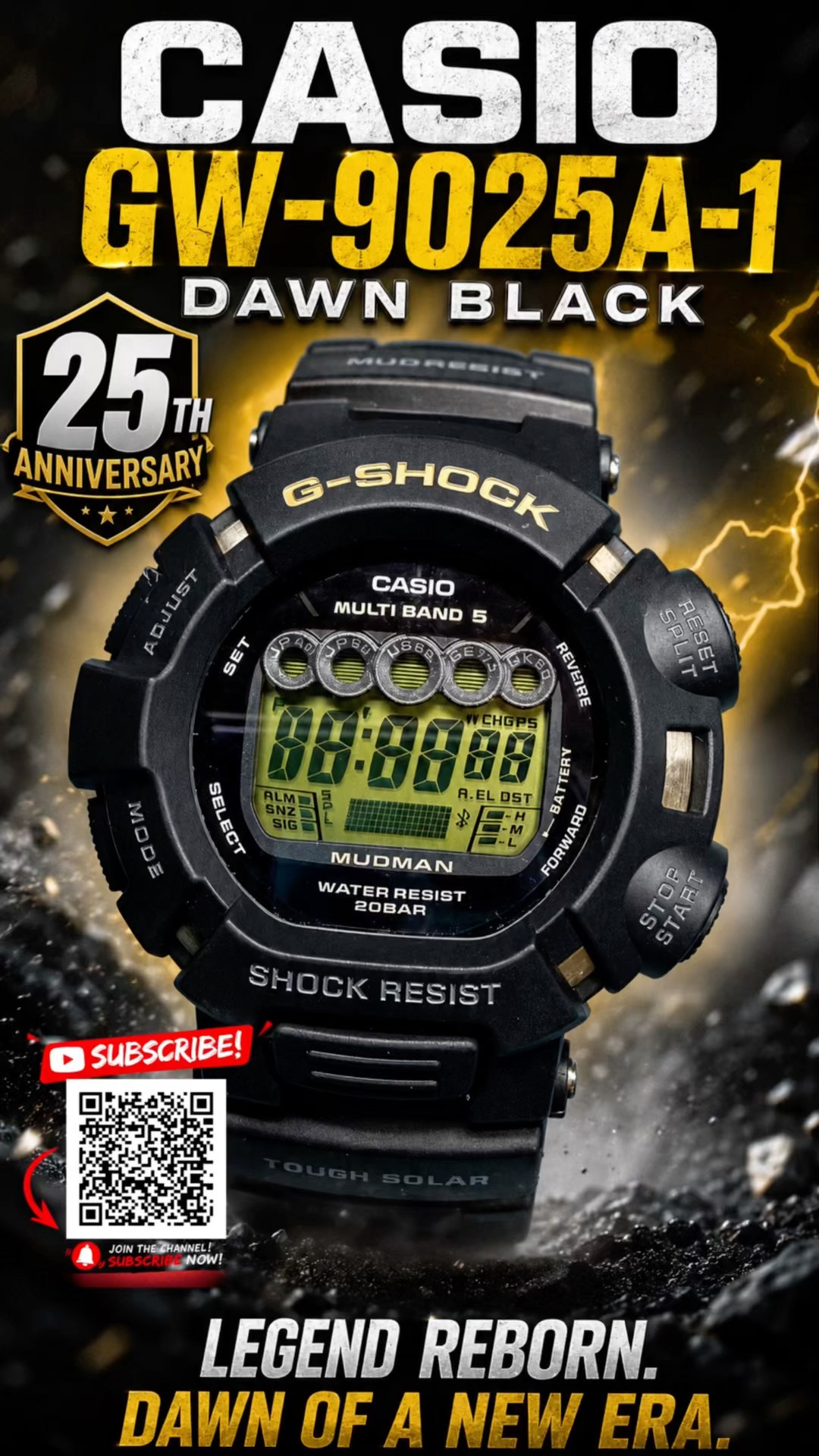 GSHOCK GW-9025A - YouTube