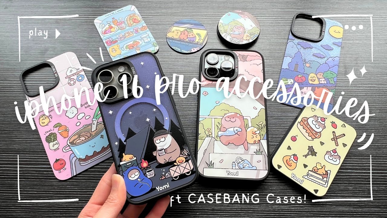 ༘⋆✿ Cute aesthetic iPhone 16 Pro series cases unboxing 🎀 | Ft. Casebang ✧₊⁺ | Dionne. T