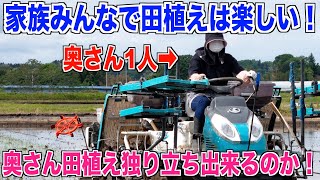 【家族で田植え】亡き父に見せたかった娘の独り立ち 30代米作り奮闘記#358