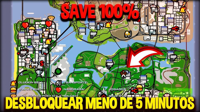 COMO LIBERAR TODO O MAPA DO GTA V EM 10 MINUTOS!!?😱