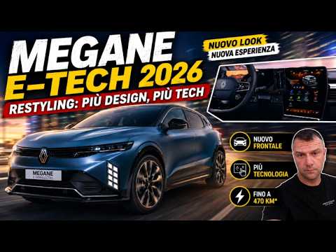 Video Renault rilancia la Megane: cambia look e aumenta l'autonomia. Basterà? Il prezzo resta impegnativo