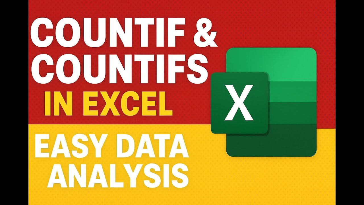COUNTIF & COUNTIFS in Excel | Easy Data Analysis SUMIF & SUMIFS in ...