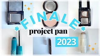 2023 Project Pan FINALE!! Empties & my final updates of the year//how successful was my project pan?