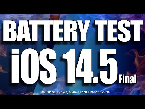 iOS 14.5 Battery Life / Battery Drain / Battery Performance Test.