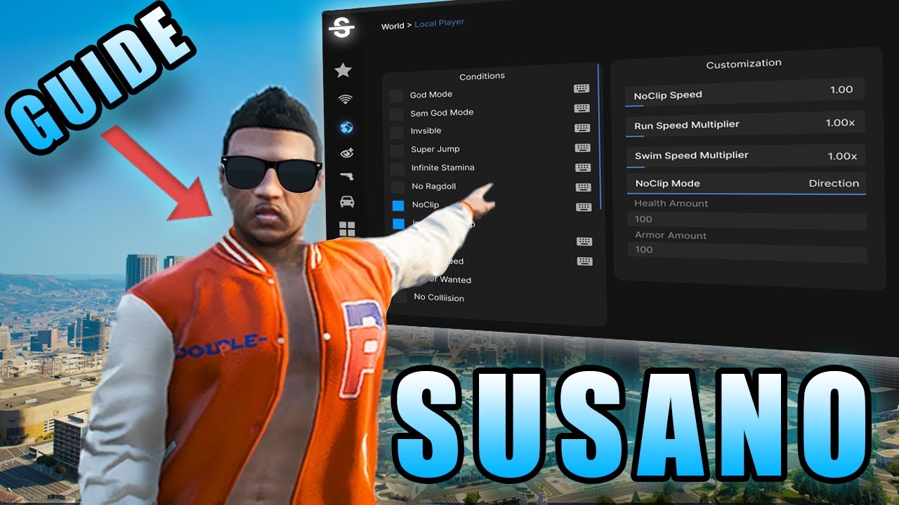 Fivem Modmenu Made Me Rich... (Susano Guide)