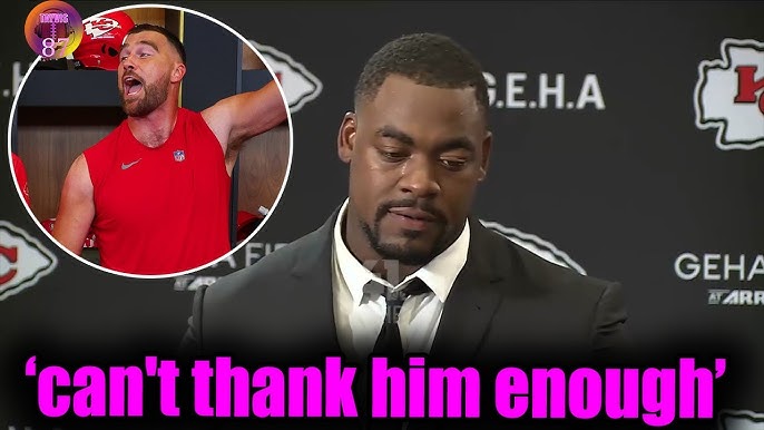 Chris Jones choked up sharing how Travis & Mahomes encouraged him in the  Chiefs Locker Room