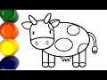 [collection] How to draw a cow | Сурет салу сиыр | Сурет салып уйрену