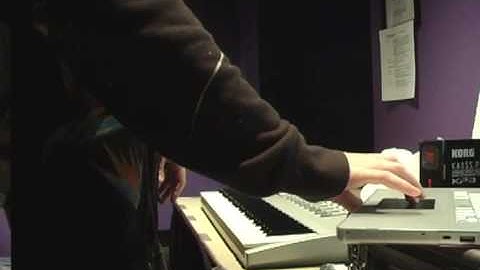 Chris Dudley of Underoath with KORG Kontrol49