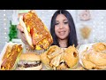 ASMR BURGERFI MUKBANG! TEXAS STYLE WAGYU HOT DOG, ONION RINGS, CEO BURGER, CRY + FRY EATING SOUNDS