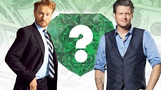 WHO’S RICHER? - Conan O’Brien or Blake Shelton? - Net Worth Revealed!