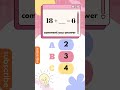 Solve in less than 3 seconds 🤔 Practice for Kids | #Shorts #QuickMath #MathPractice #MathForKids🇺🇸