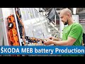 Koda meb battery systems production at mlad boleslav