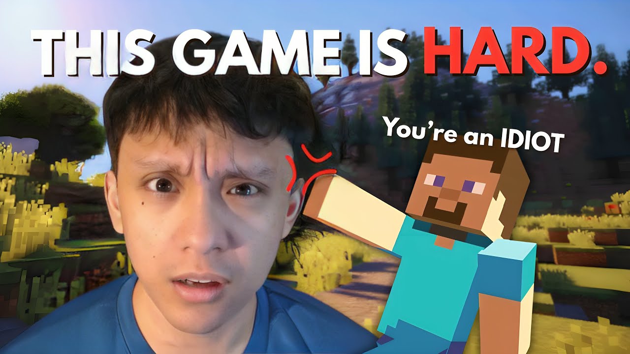 I played Minecraft for the FIRST TIME EVER - YouTube