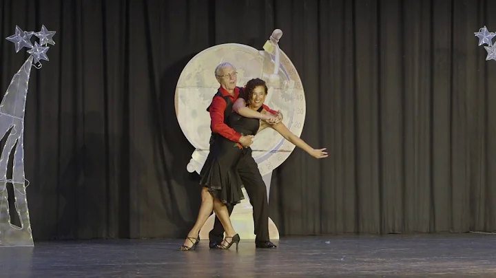 Mercer Hill and Lina Martin samba to "Ooh La La La"