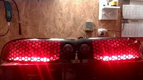 Pontiac Firebird IV Tail lights full LED sequence.