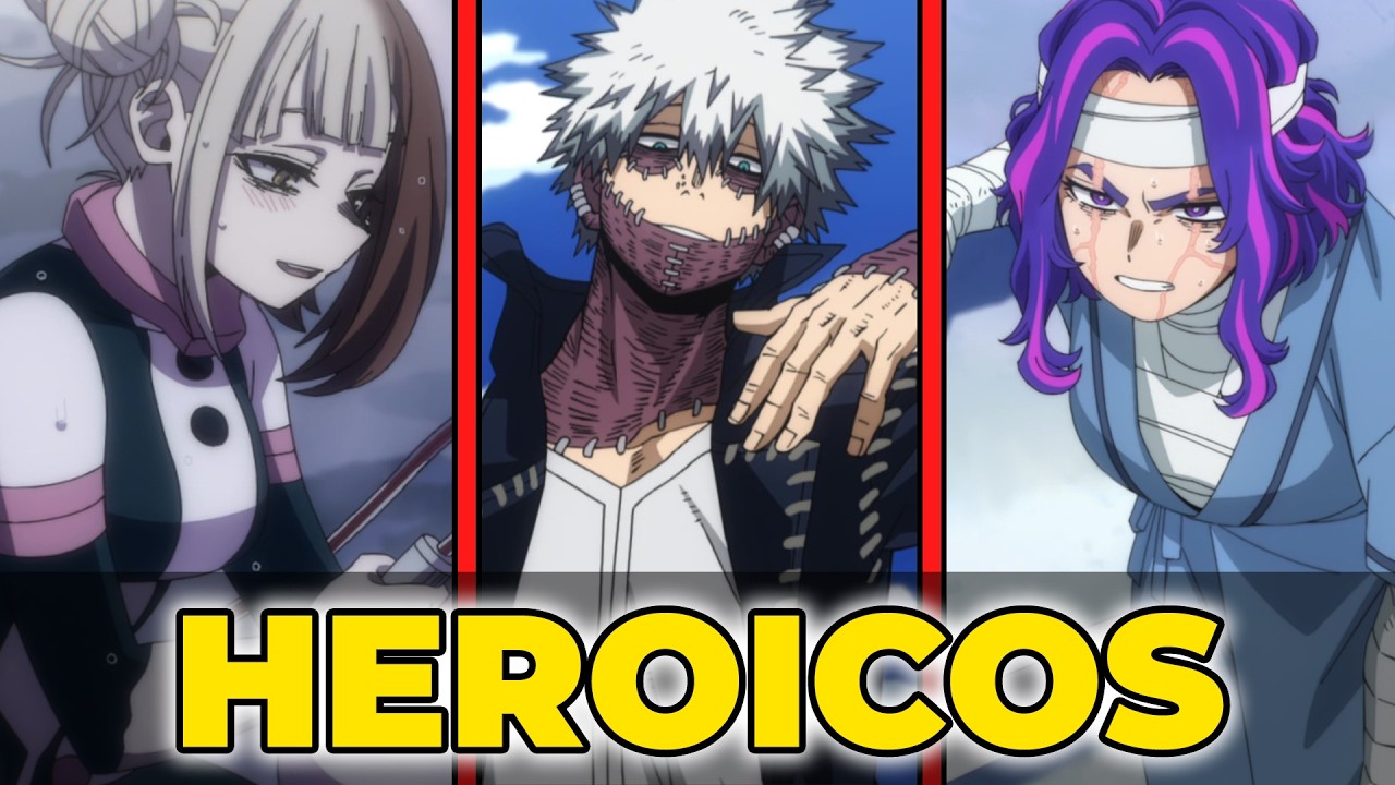 🔥 BNHA: 10 ACTOS HEROICOS Hechos por VILLANOS