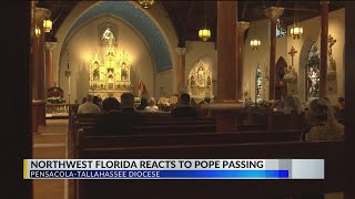 Pensacola gathers to mourn the late Pope Francis
