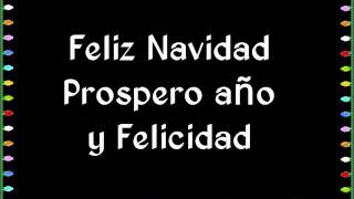 FELIZ NAVIDAD - (Lyrics) chords