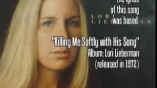 Video voorbeeld van "♥ "Killing Me Softly with His Song" (1972) ♫ Lori Lieberman"