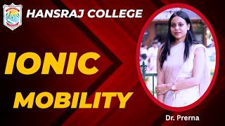 Ionic Mobility | Chemistry @hrcduofficial