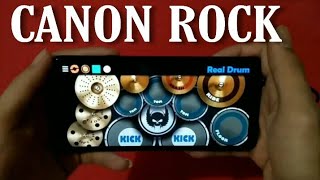 CANON ROCK (backing track) | Real drum cover - Reno2Jari