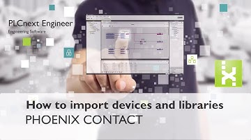 How to import device descriptions and devices libraries | Getting started with PLCnext Engineer