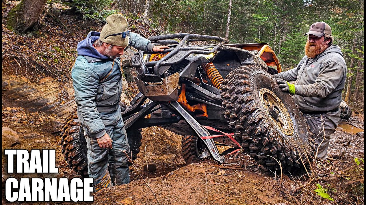 The Bigger They Are The Harder They Fall! Feature Length UTV/SXS Off-Road Trail Riding Adventure