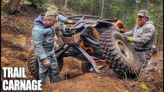 The Bigger They Are The Harder They Fall! Feature Length UTV\/SXS Off-Road Trail Riding Adventure