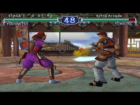 Soul Calibur 2 [PS2] - play as Yoshimitsu