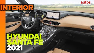 HYUNDAI SANTA FE 2021 INTERIOR todo los detalles 