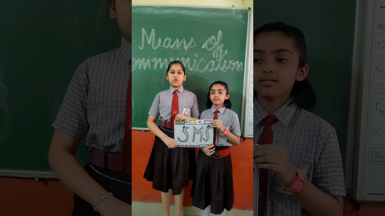 means of communication activity topic sms