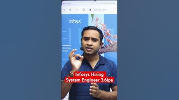 Infosys again Hiring. System Engineer Hiring.