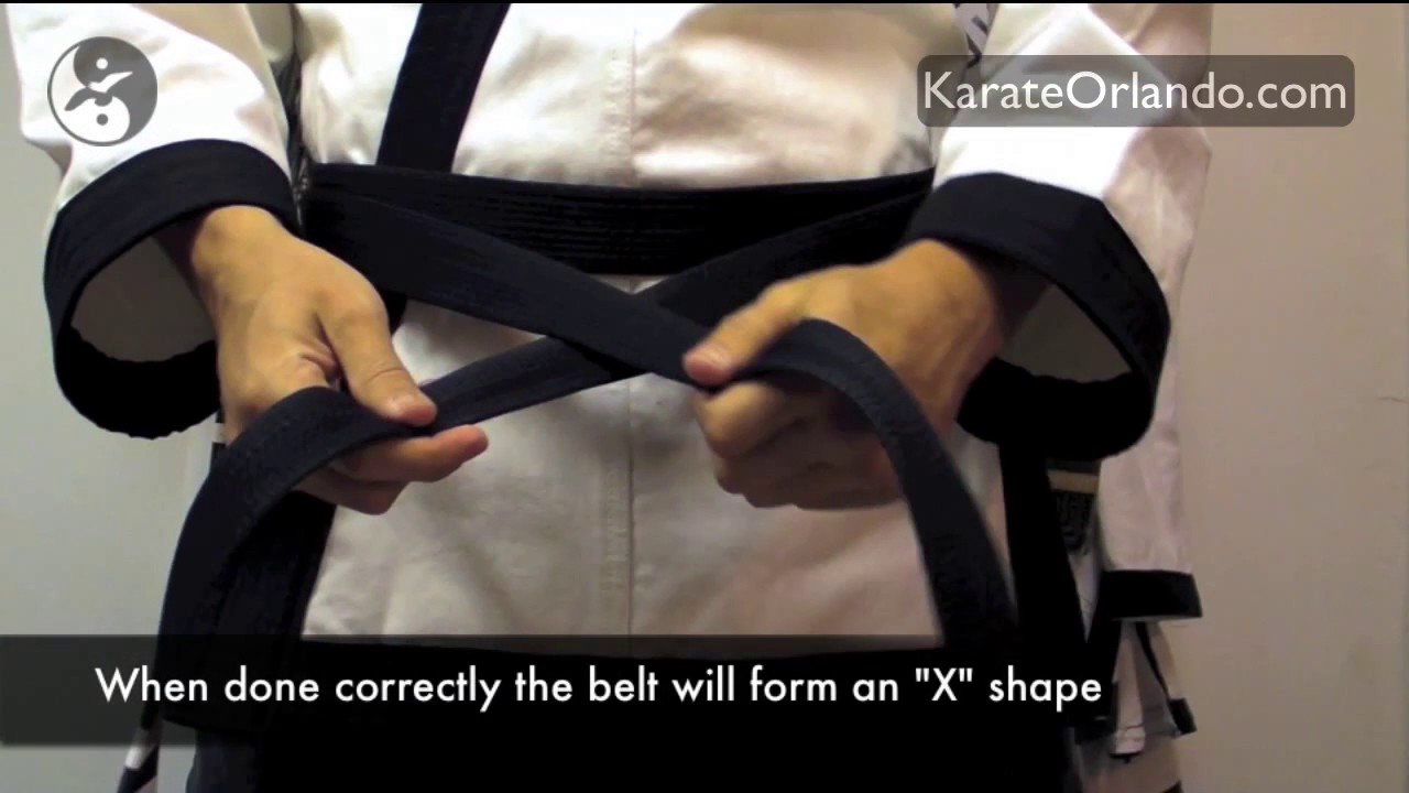How To Tie Your Tang Soo Do Belt YouTube