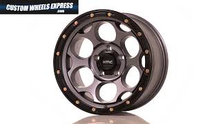 KMC KM541 Dirty Harry Satin Gray 360 Wheel Spin