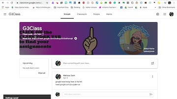 Put a permanent  google meet link on your classroom banner