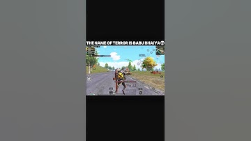 "The name of terror is Babu Bhaiya." #BGMI#BabuBhaiya#TerrorInBGMI#BGMIClutch#BGMINemesis