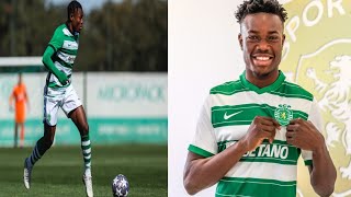 See How Abdul Fatawu Issahaku nets hat-trick in Uefa Youth League for Sporting CP