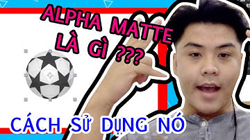 Alpha matte là gì, cách áp dụng nó vào dự án after effect | stephanie thornton