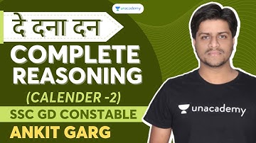 दे दना दन Complete Reasoning - Calender | MTS | SSC Exams | Ankit Garg