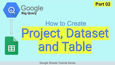110 Understanding Project, Dataset and Table [Part 02]