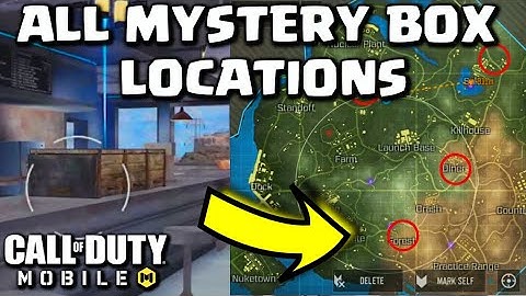 ALL MYSTERY BOX LOCATIONS in Call of Duty Mobile | CoD Mobile Zombies