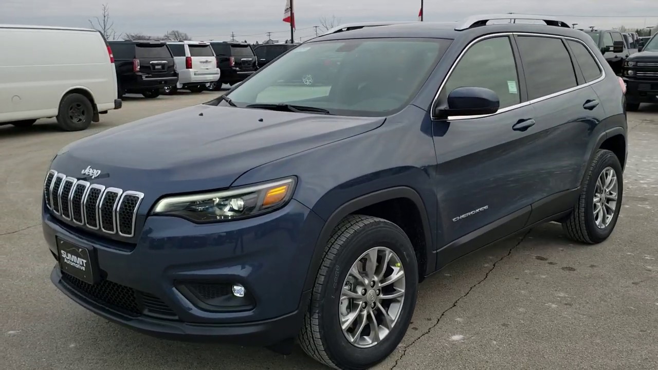 NEW 2020 JEEP CHEROKEE V6 NEW COLOR BLUE SHADE WALK AROUND REVIEW 20J63