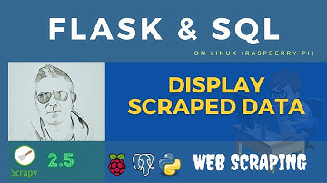 Flask with SQL | Display data from Scrapy spider stored in Postgres