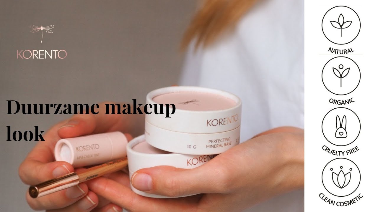 Duurzame Makeup: Tutorial Met Korento Natuurlijke Make Up Producten -  Youtube