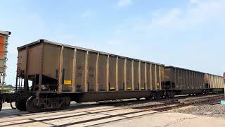 UP #8322 Lead’s The WB Empty Coal Train Through Gibbon, NE 8/9/2026.