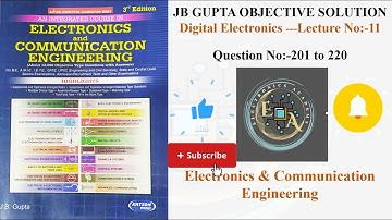 JB Gupta Digital Electronics Solution | JB Gupta Electronics & Communication Engineering Solution