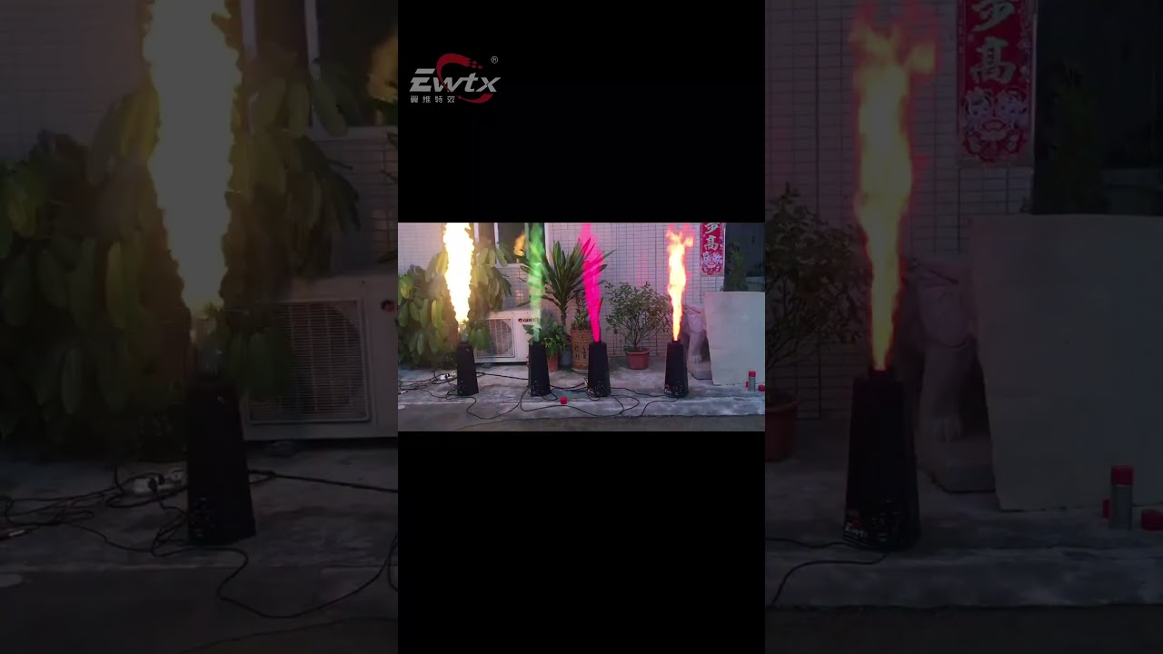 MH-6 Fire Machine stage flame