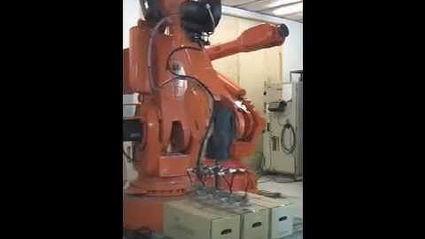 ABB IRB 6000 - Loop Palletizing - Nordland Automatic A/S