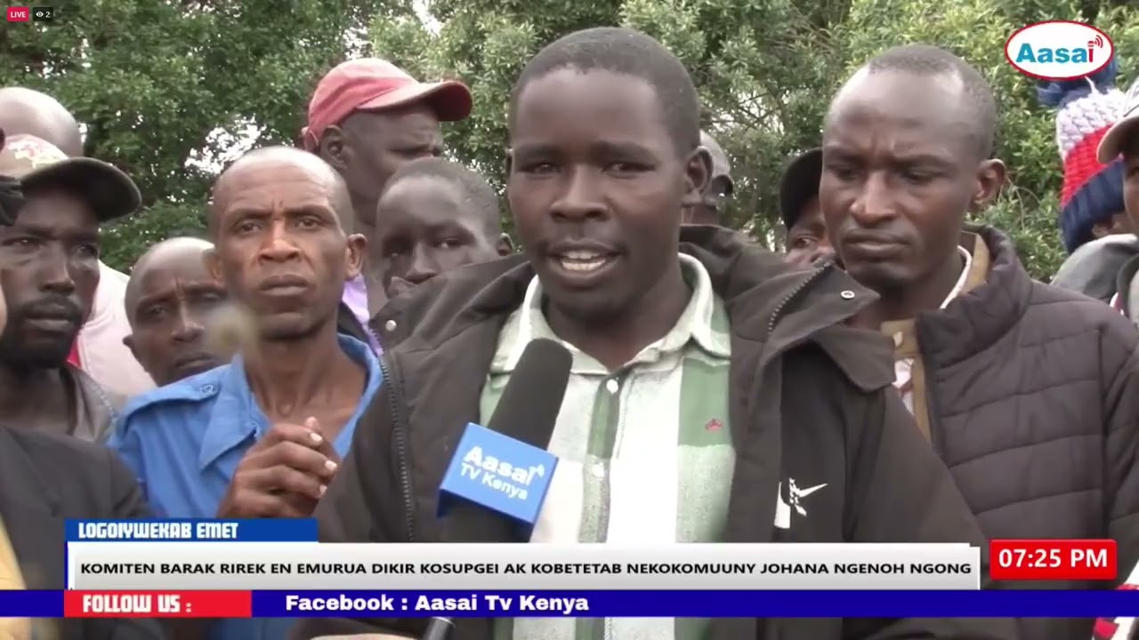 Residents of Emurua Dikirr, Narok county, mourn MP Johanna Ngeno after Helicopter crash.